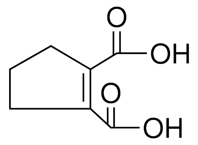 Cyclopent-1-ene-1,2-dicarboxylicacid structure, CAS 3128-15-2