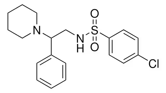 (S)-2-Nitro-N-(1-phenyl-2-pyrrolidin-1-yl-ethyl)benzenesulfonamide structure, CAS 675602-60-5