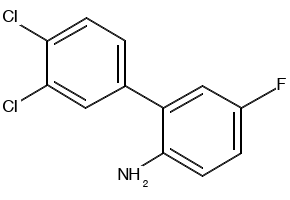 2',4'-Dichloro-5'-fluoro-3'-nitroacetophenone structure, CAS 887267-36-9