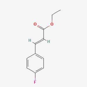 Ethyl-4-fluorocinnamate structure, CAS 352-03-4