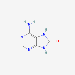 8-HYDROXYADENINE structure, CAS 21149-26-8