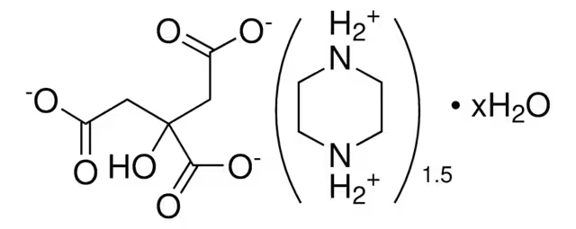 PIPERAZINECITRATE structure, CAS 144-29-6