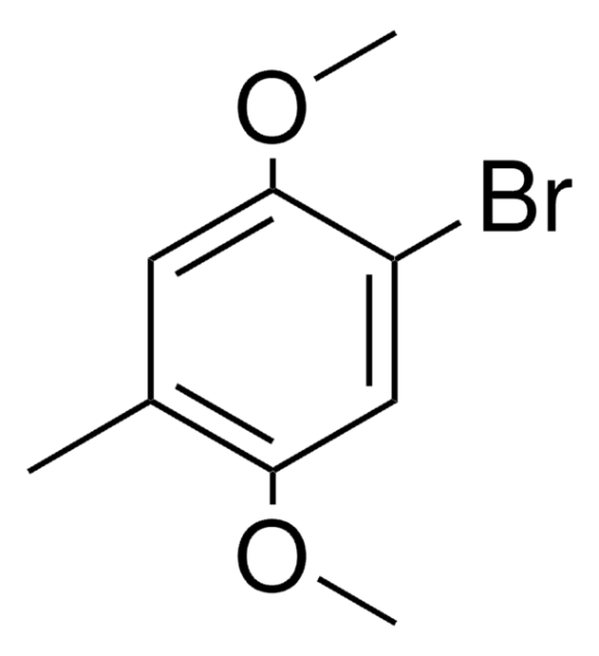 4-BROMO-2,5-DIMETHOXYTOLUENE structure, CAS 13321-74-9