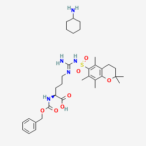 Z-ARG(PMC)-OHCHA structure, CAS 112160-33-5