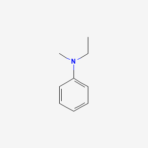N-ETHYL-N-METHYLANILINE structure, CAS 613-97-8