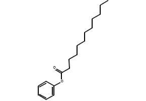 PHENYLLAURATE structure, CAS 4228-00-6