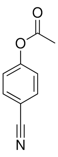 4-cyanophenylacetate structure, CAS 13031-41-9