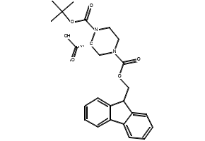 1-Piperazinecarboxylicacid structure, CAS 129799-30-2