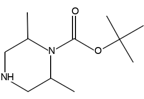 1-Boc-2,6-dimethylpiperazine structure, CAS 688363-66-8