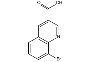 8-bromoquinoline-3-carboxylicacid structure, CAS 347146-16-1