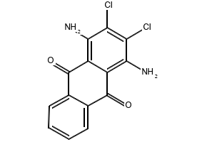 2,3-Dichloroanthraquinone structure, CAS 84-45-7