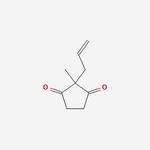 2-ALLYL-2-METHYL-1,3-CYCLOPENTANEDIONE structure, CAS 26828-48-8