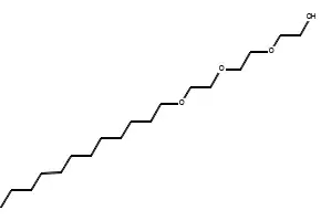 2-(2-(2-(dodecyloxy)ethoxy)ethoxy)ethanol structure, CAS 3055-94-5