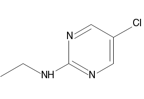 (5-Chloro-pyrimidin-2-yl)-ethyl-amine structure, CAS 1289388-01-7