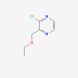 2-Chloro-3-ethoxymethyl-pyrazine structure, CAS 1289388-23-3