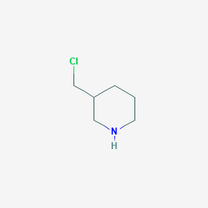 3-Chloromethyl-piperidine structure, CAS 220510-75-8