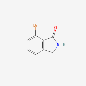 7-Bromo-2,3-dihydro-isoindol-1-one structure, CAS 200049-46-3