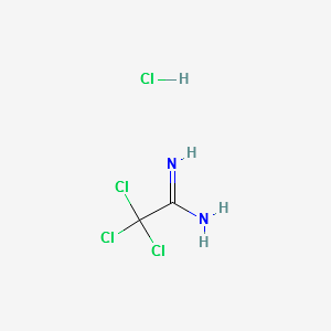 Trichloroacetamidinehydrochloride structure, CAS 42563-97-3
