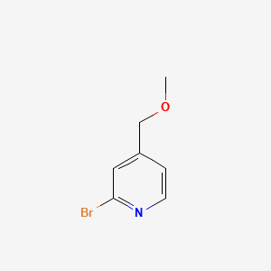2-Bromo-4-methoxymethyl-pyridine structure, CAS 1289387-96-7