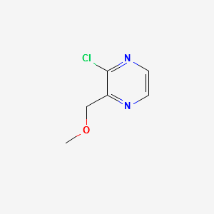 2-Chloro-3-methoxymethyl-pyrazine structure, CAS 1289387-97-8