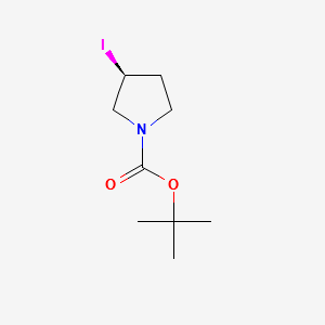 (S)-3-Iodo-pyrrolidine-1-carboxylicacidtert-butylester structure, CAS 1234576-81-8