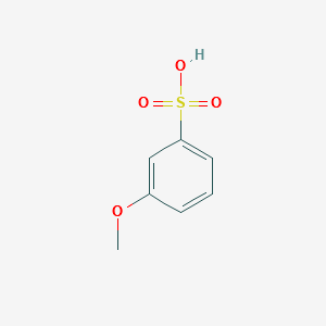 3-Methoxy-benzenesulfonicacid structure, CAS 34256-01-4