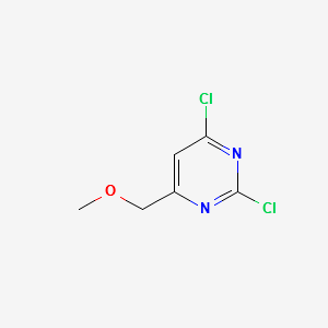 2,4-Dichloro-6-methoxymethyl-pyrimidine structure, CAS 1037543-27-3
