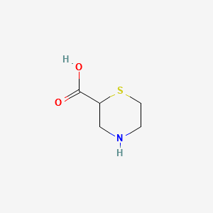 2-Thiomorpholinecarboxylicacid structure, CAS 134676-66-7