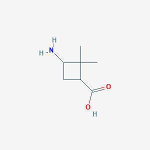 3-amino-2,2-dimethylcyclobutanecarboxylate structure, CAS 783260-98-0