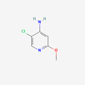 4-Amino-5-chloro-2-methoxypyridine structure, CAS 719305-30-3