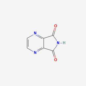 PYRAZINE-2,3-DICARBOXYLICACIDIMIDE structure, CAS 4933-19-1