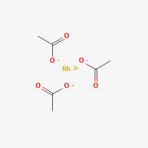 diacetoxyrhodiumorrhodiumacetate structure, CAS 26105-49-7