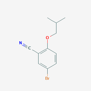 5-bromo2-isobutoxybenzonitirle structure, CAS 876918-26-2
