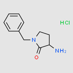 2-Pyrrolidone,3-amino-1-(phenylmethyl)-hydrochloride structure, CAS 388619-35-0