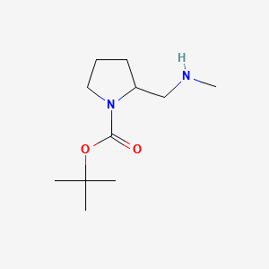 2-Methylaminomethyl-pyrrolidine-1-carboxylicacidisopropylester structure, CAS 955979-19-8