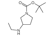 3-Ethylamino-pyrrolidine-1-carboxylicacidtert-butylester structure, CAS 887587-15-7