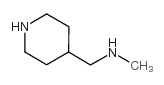 Methyl-piperidin-4-ylmethyl-amine structure, CAS 126579-26-8