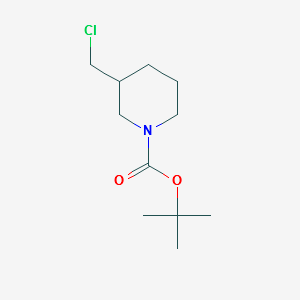 3-Chloromethyl-piperidine-1-carboxylicacidtert-butylester structure, CAS 876589-09-2