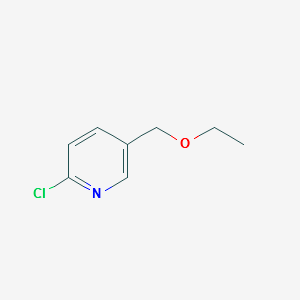 2-Chloro-5-ethoxymethyl-pyridine structure, CAS 871829-50-4