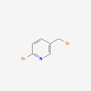 2-Bromo-5-bromomethyl-pyridine structure, CAS 101990-45-8