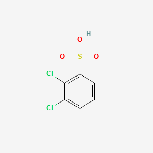 2,3-Dichloro-benzenesulfonicacid structure, CAS 93648-06-7