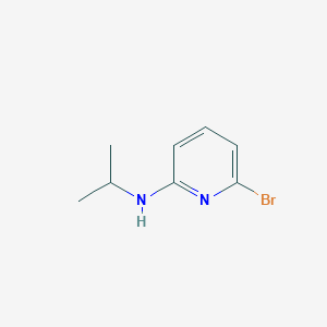(6-Bromo-pyridin-2-yl)-isopropyl-amine structure, CAS 89026-81-3