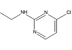 (4-Chloro-pyrimidin-2-yl)-ethyl-amine structure, CAS 86575-65-7