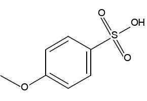 4-Methoxy-benzenesulfonicacid structure, CAS 5857-42-1