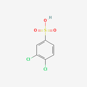 3,4-Dichloro-benzenesulfonicacid structure, CAS 939-95-7