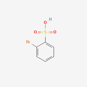 2-Bromo-benzenesulfonicacid structure, CAS 576-92-1