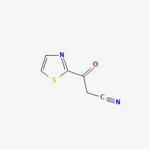 3-OXO-3-(THIAZOL-2-YL)PROPANENITRILE structure, CAS 314268-27-4