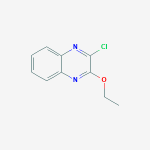 2-Chloro-3-ethoxy-quinoxaline structure, CAS 77768-09-3