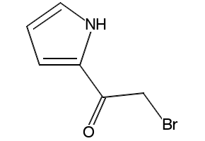 2-Bromo-1-(1H-pyrrol-2-yl)-ethanone structure, CAS 73742-16-2