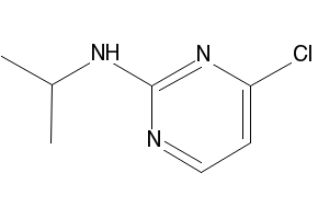 (4-Chloro-pyrimidin-2-yl)-isopropyl-amine structure, CAS 71406-60-5